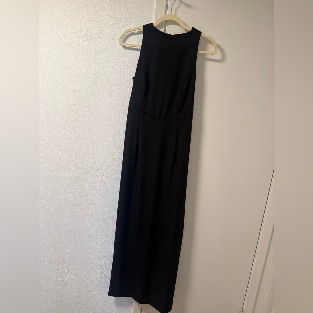 Liz Claiborne Black Sleeveless Maxi Dress